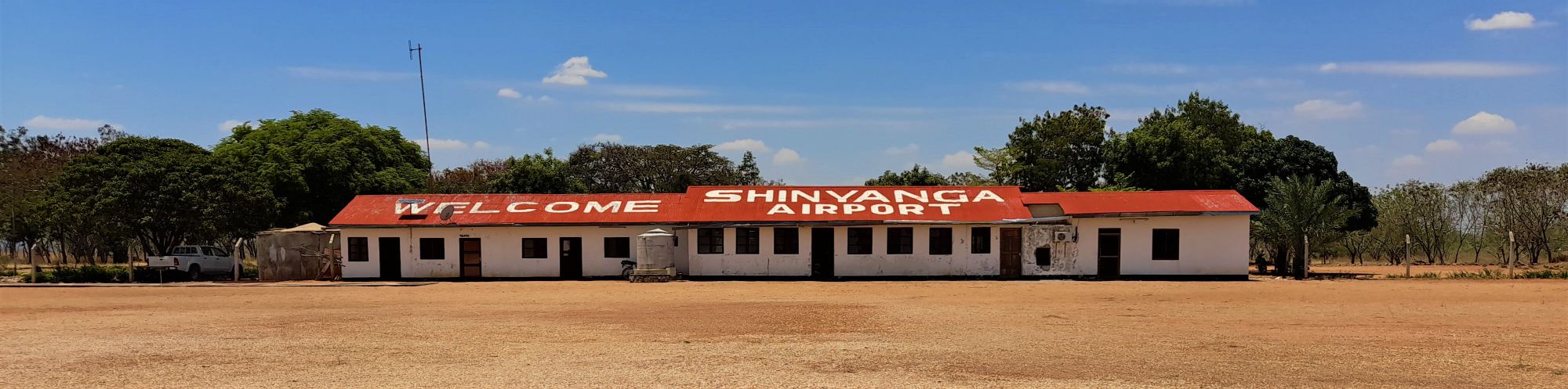 Shinyanga airport building and runway